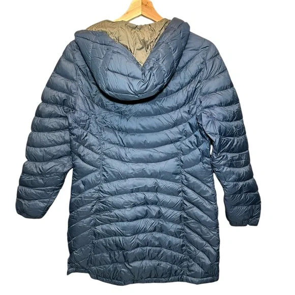 L.L. Bean Womens  Ultralight 850 Down Hooded Coat Jacket Three-Quarter Length XS - Picture 5 of 5